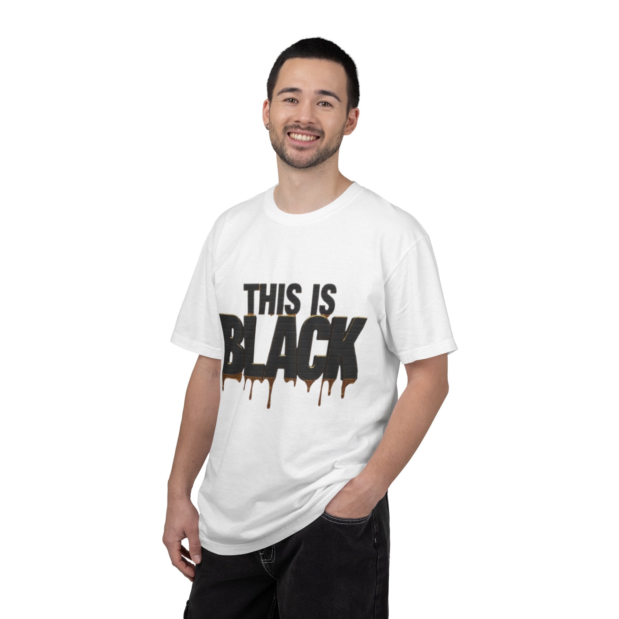 This Is Black Drip Graphic T-Shirt