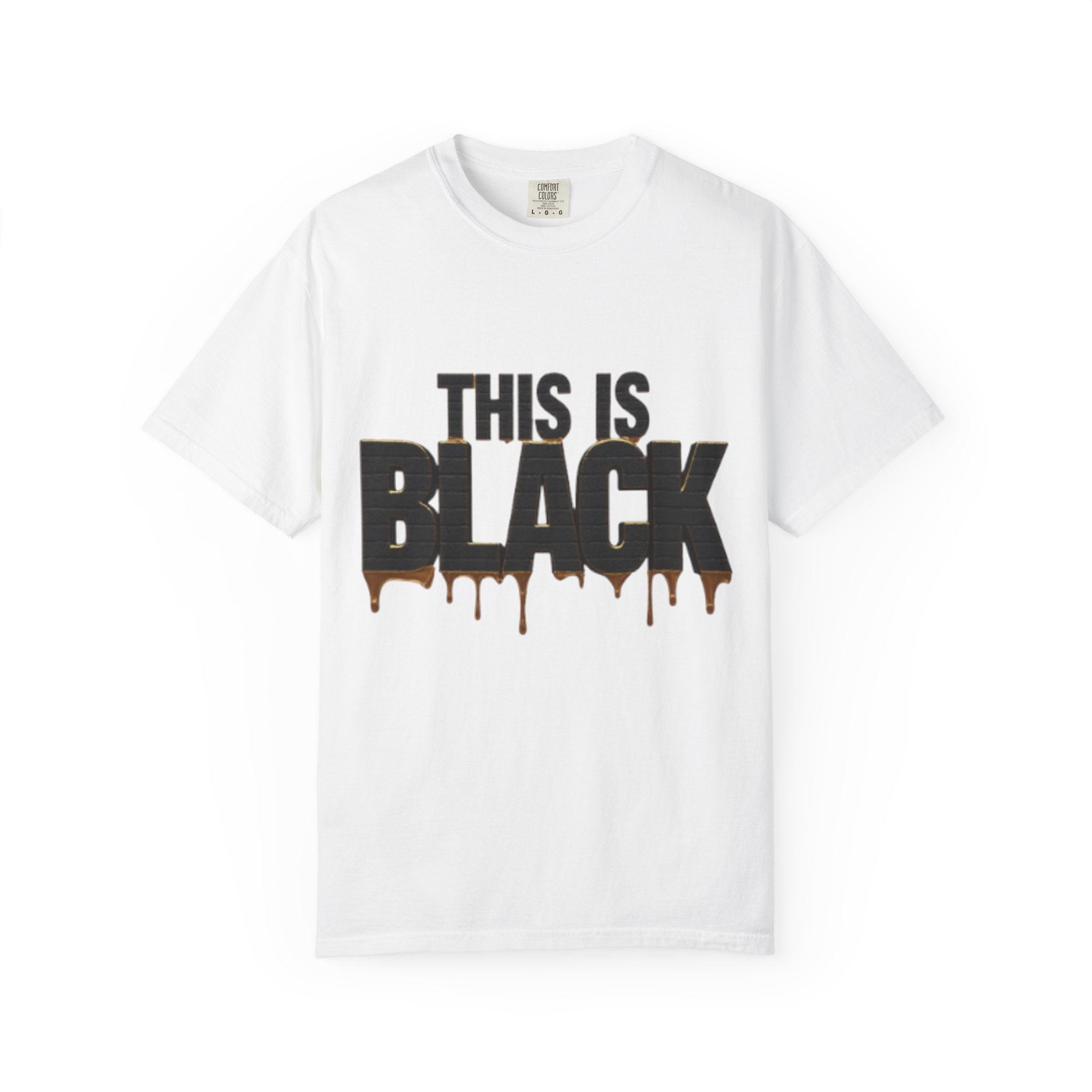 This Is Black Drip Graphic T-Shirt