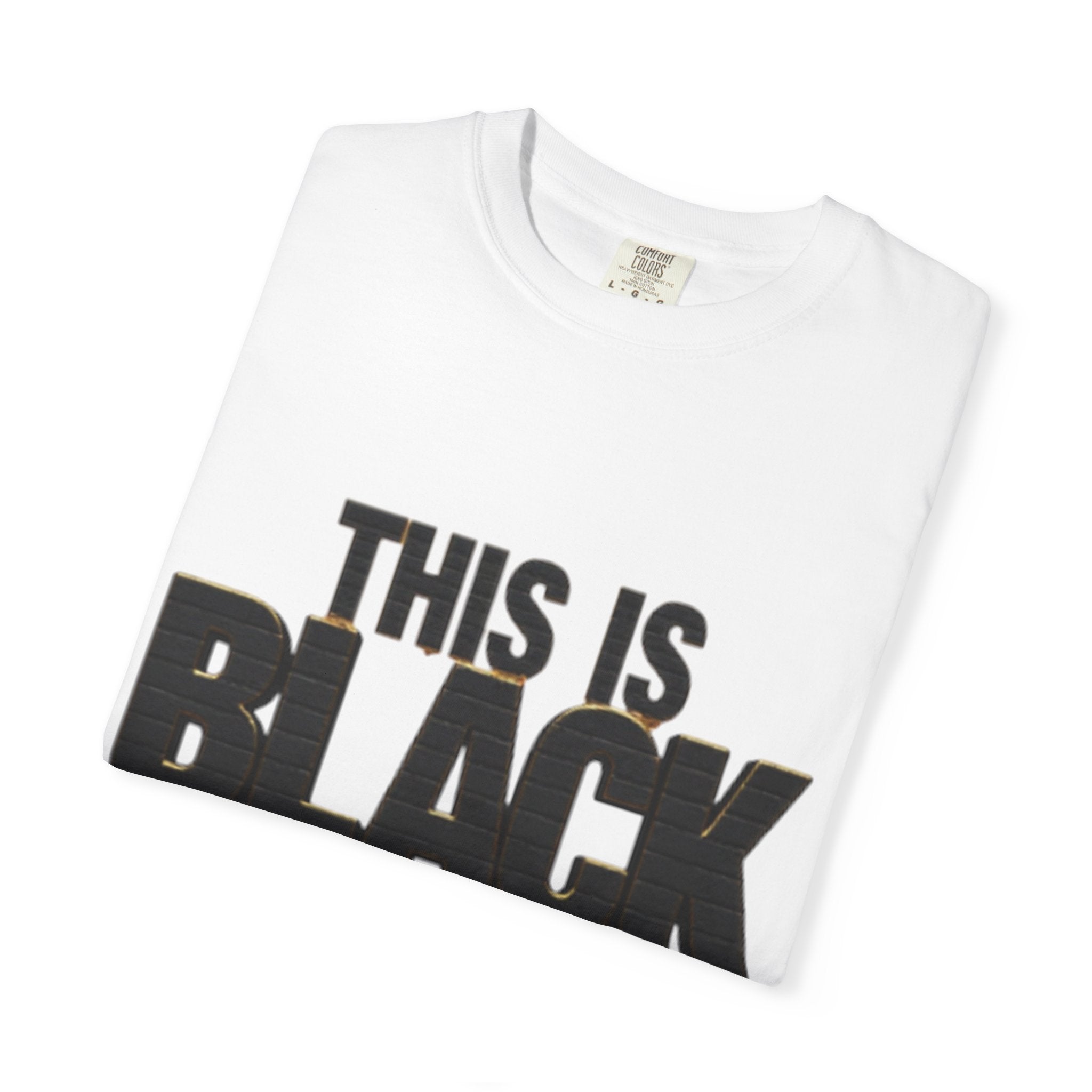 This Is Black Drip Graphic T-Shirt