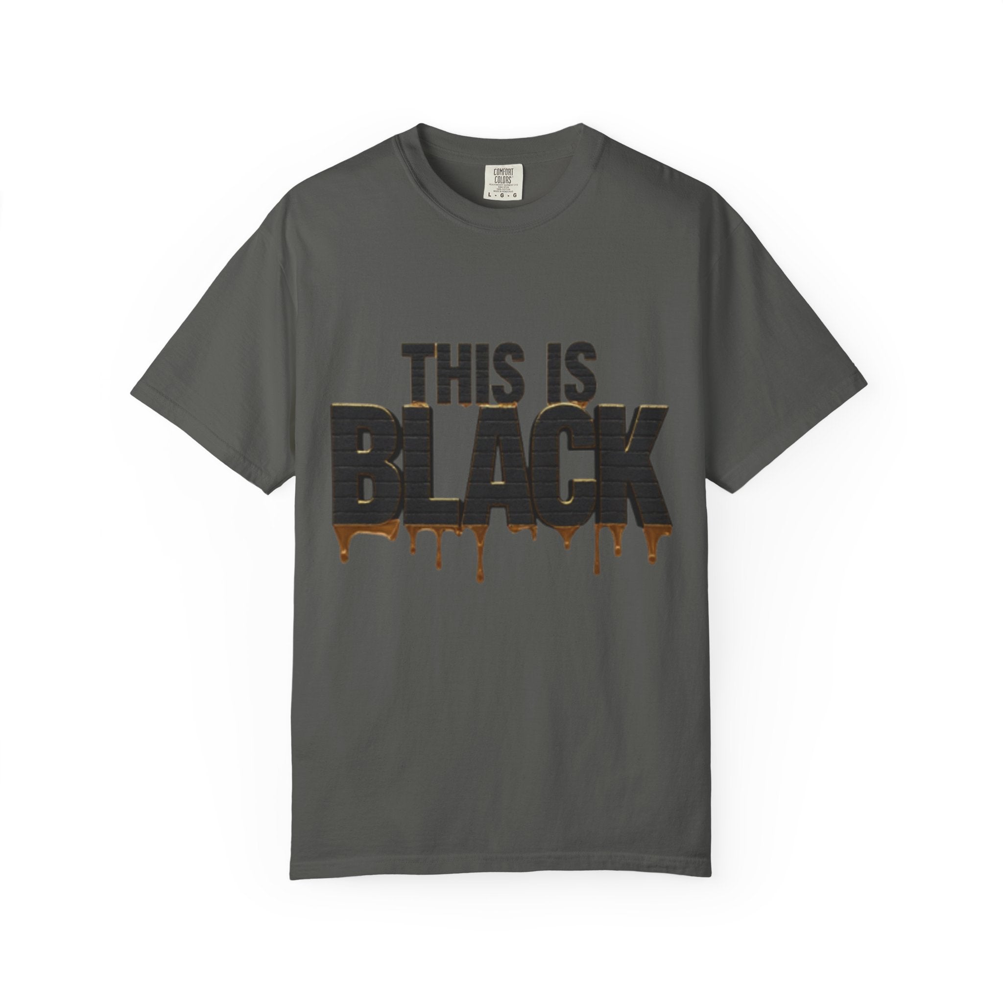 This Is Black Drip Graphic T-Shirt