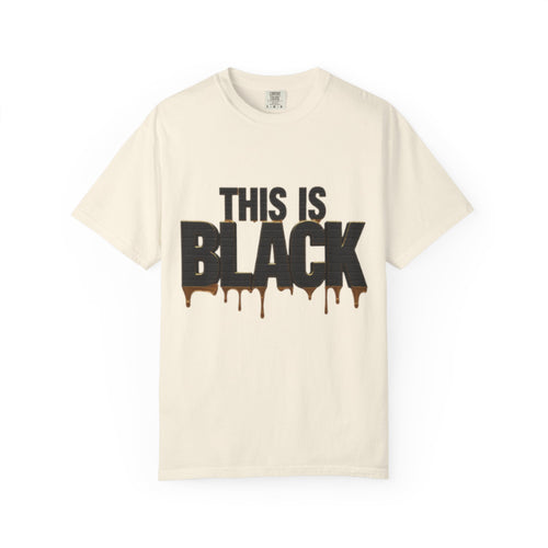 This Is Black Drip Graphic T-Shirt
